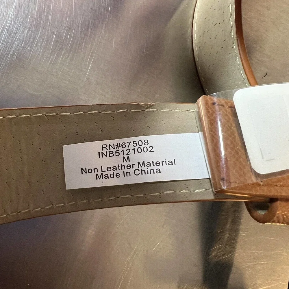 INC International Concepts Animal Print Belt New Size Medium‎
